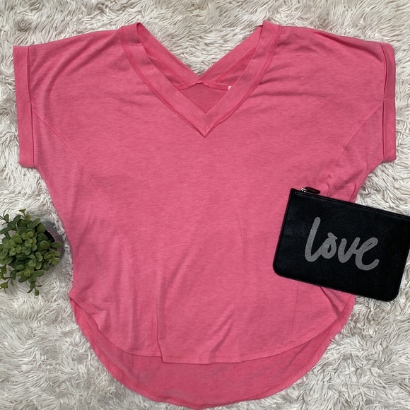 Cherish Dolman Sleeve V-Neck Top 💗 Pink - Picture 2 of 13